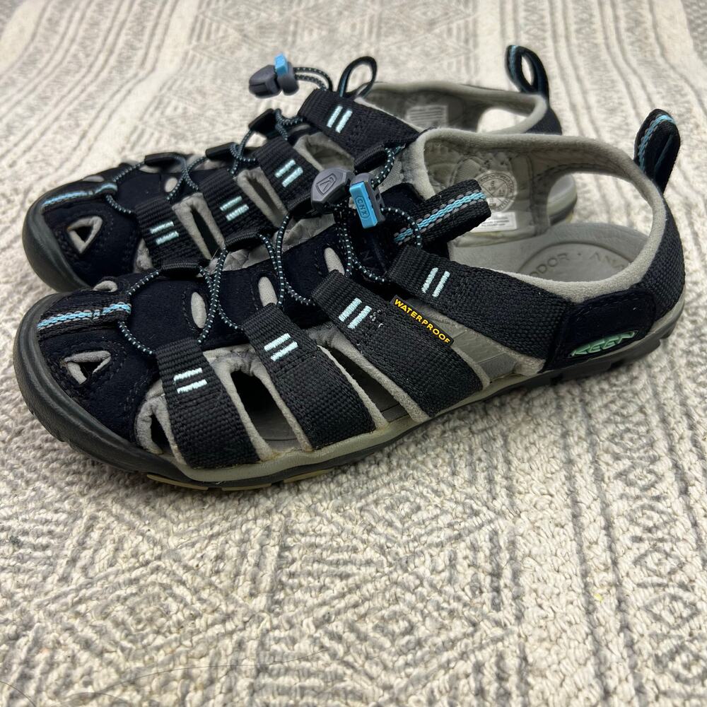 KEEN Clearwater CNX Sandals Black Radiance Waterproof Women’s Lightweight Hiking - Picture 5 of 12